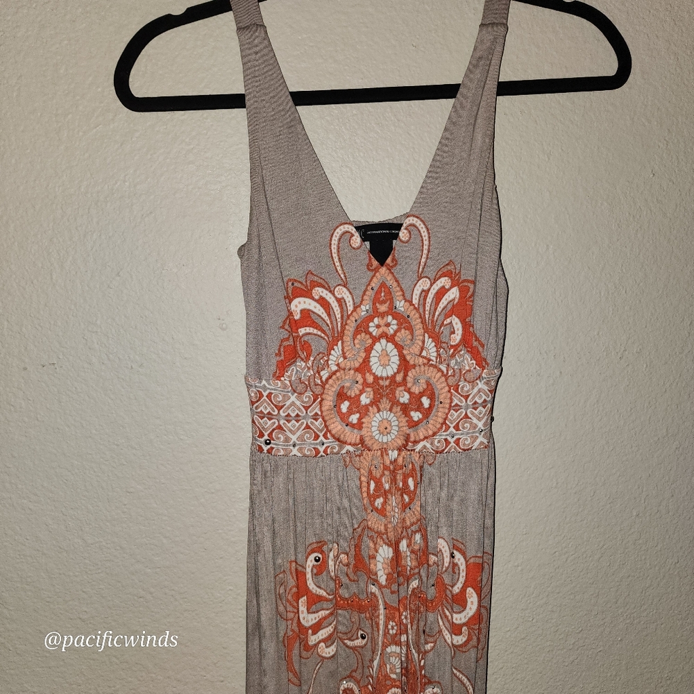 STUNNING SUMMER MAXI DRESS INC. INTERNATIONAL CONCEPT XS ☆ - Picture 5 of 11
